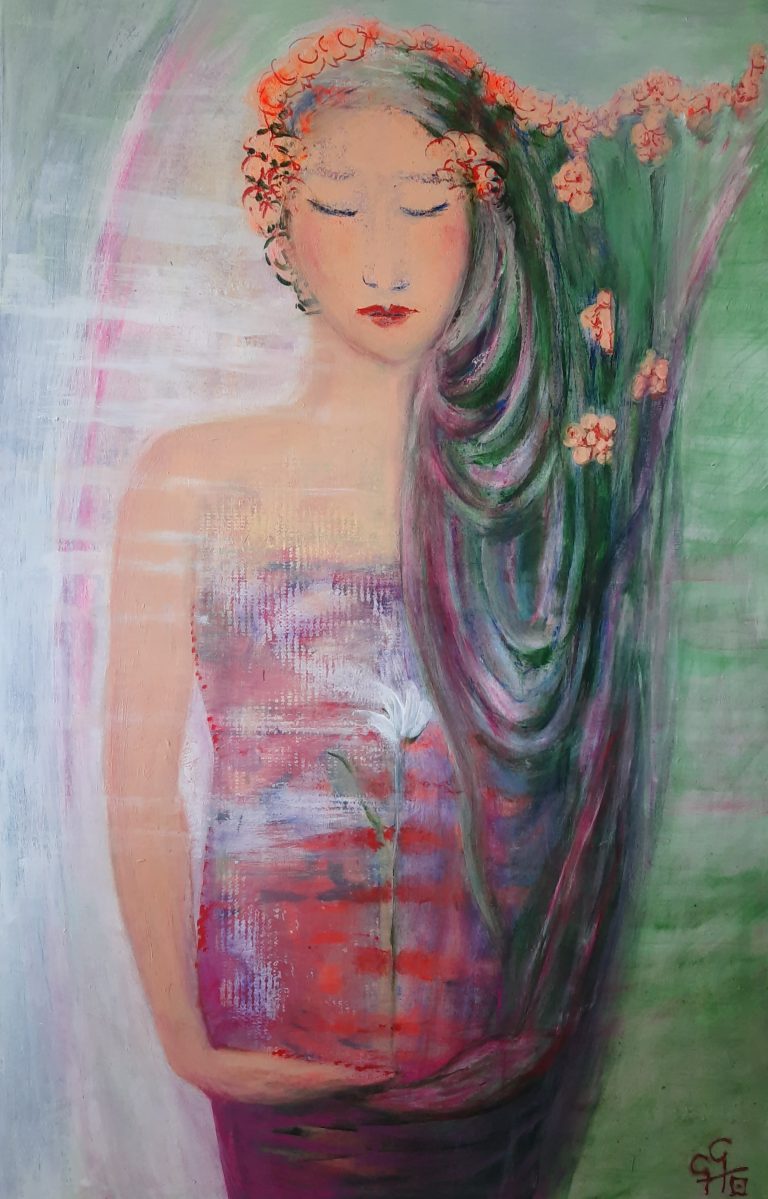 Bonjour-tristesse-nieuwe-versie-2020-acryl-op-doek-Gonny-Geurts-768x1199